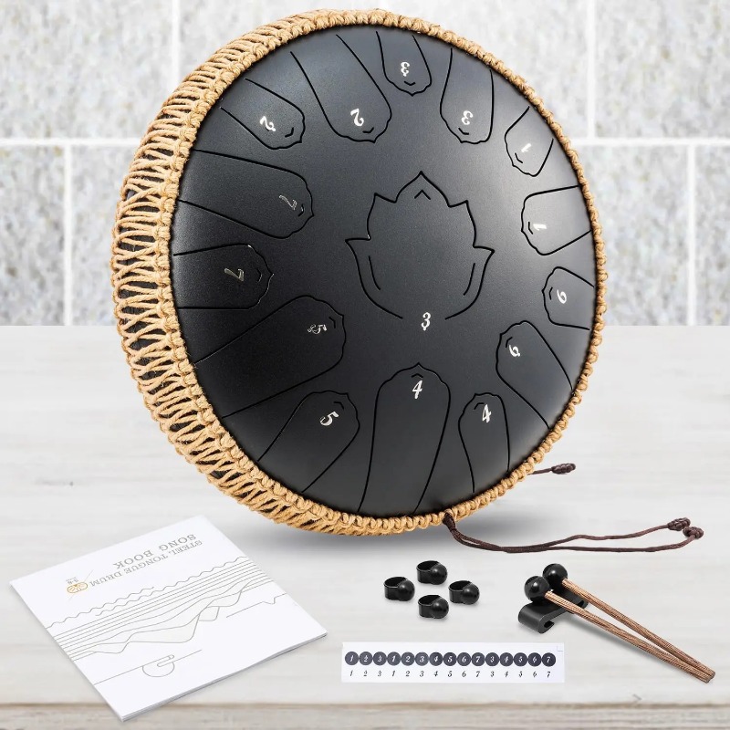 Musical Instrument Morocco - Hluru 스틸 텅 글루코폰 13인치 15음계
