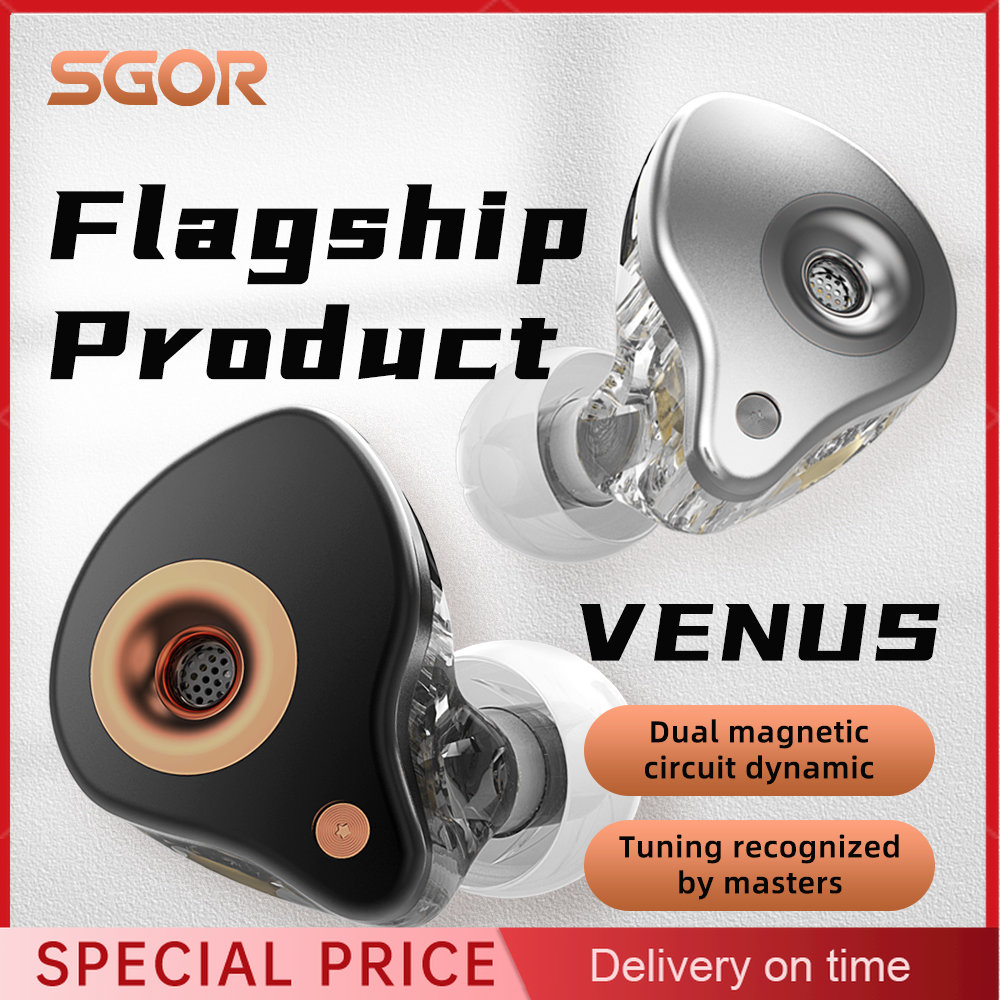 L Musical Instrument - SGOR VENUS 다이나믹 이어폰 HIFI 슈퍼베이스