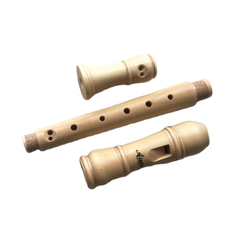 Recorder Baroque Style - 3개의 솔리드 메이플 8홀 소프라노 리코더