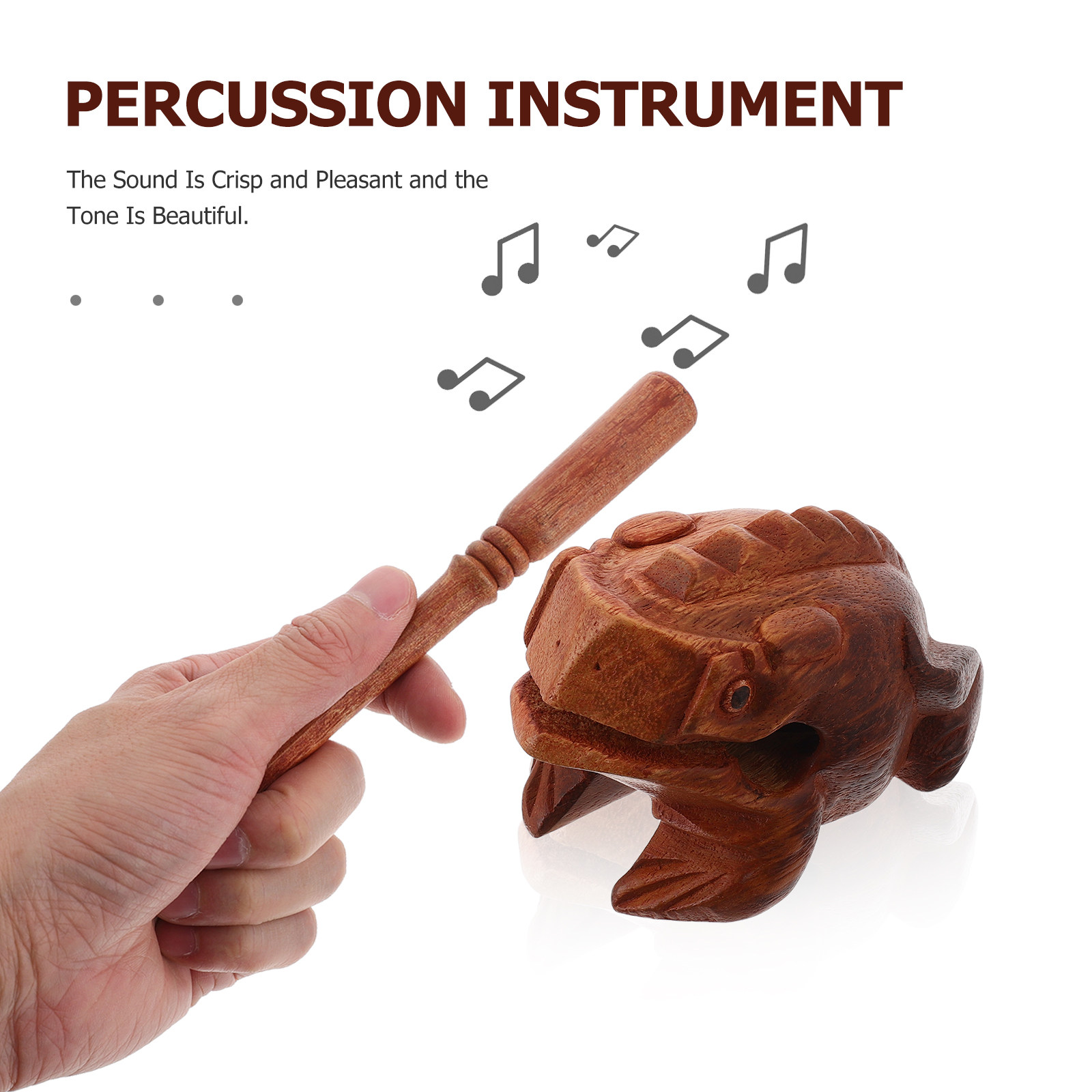1세트 실물 같은 조각 나무 개구리 기이로 악기, 스크 - Guiro Scraper Instrument 리뷰 및 가격