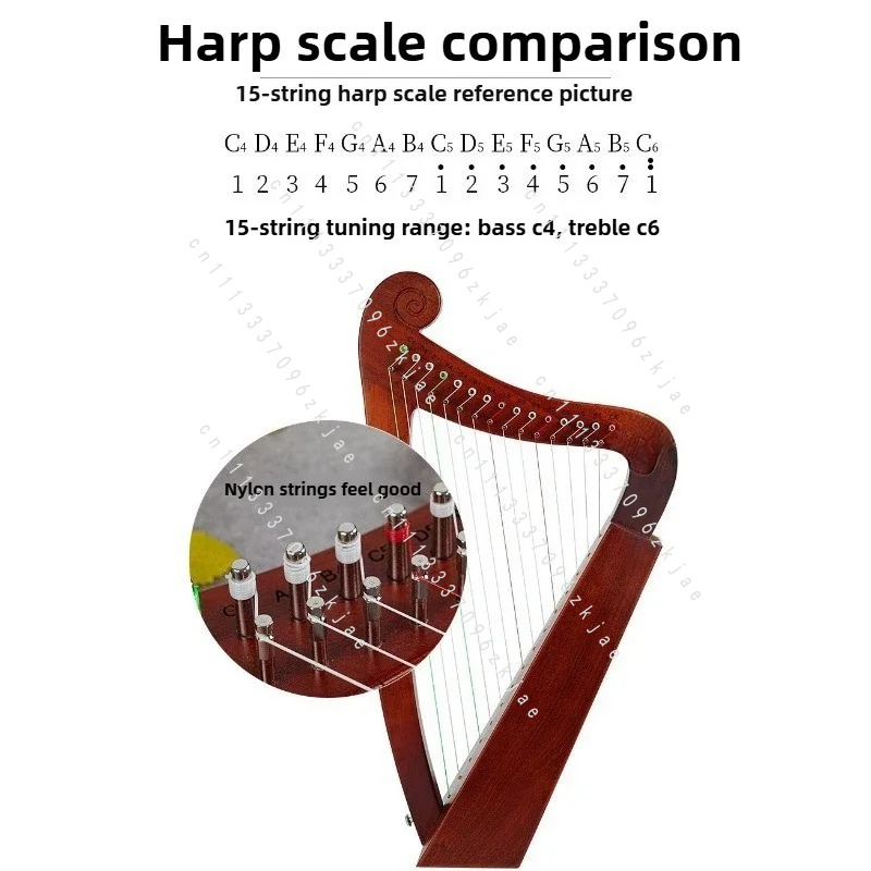 수제 15톤 하프 사운드 테라피 휴대용 초보자용 전문  - Musical Instrument Harp 리뷰 및 가격