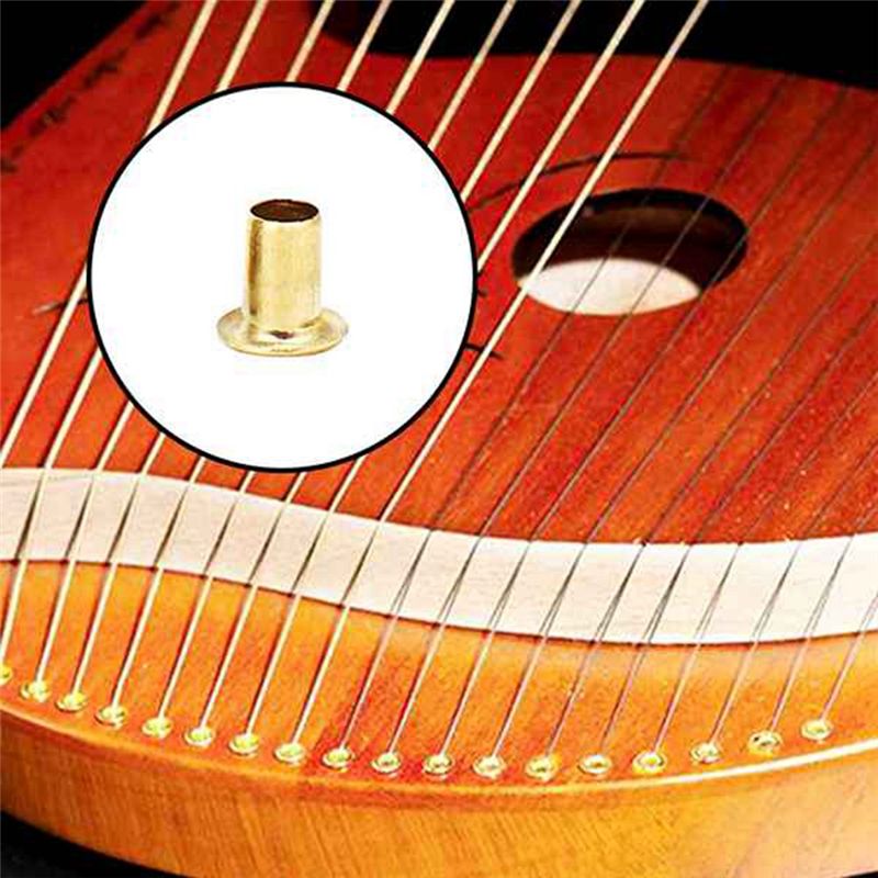 AEF6-60Pcs 라이어 하프용 황동 리벳 세트가 있 - Musical Instrument Harp 리뷰 및 가격
