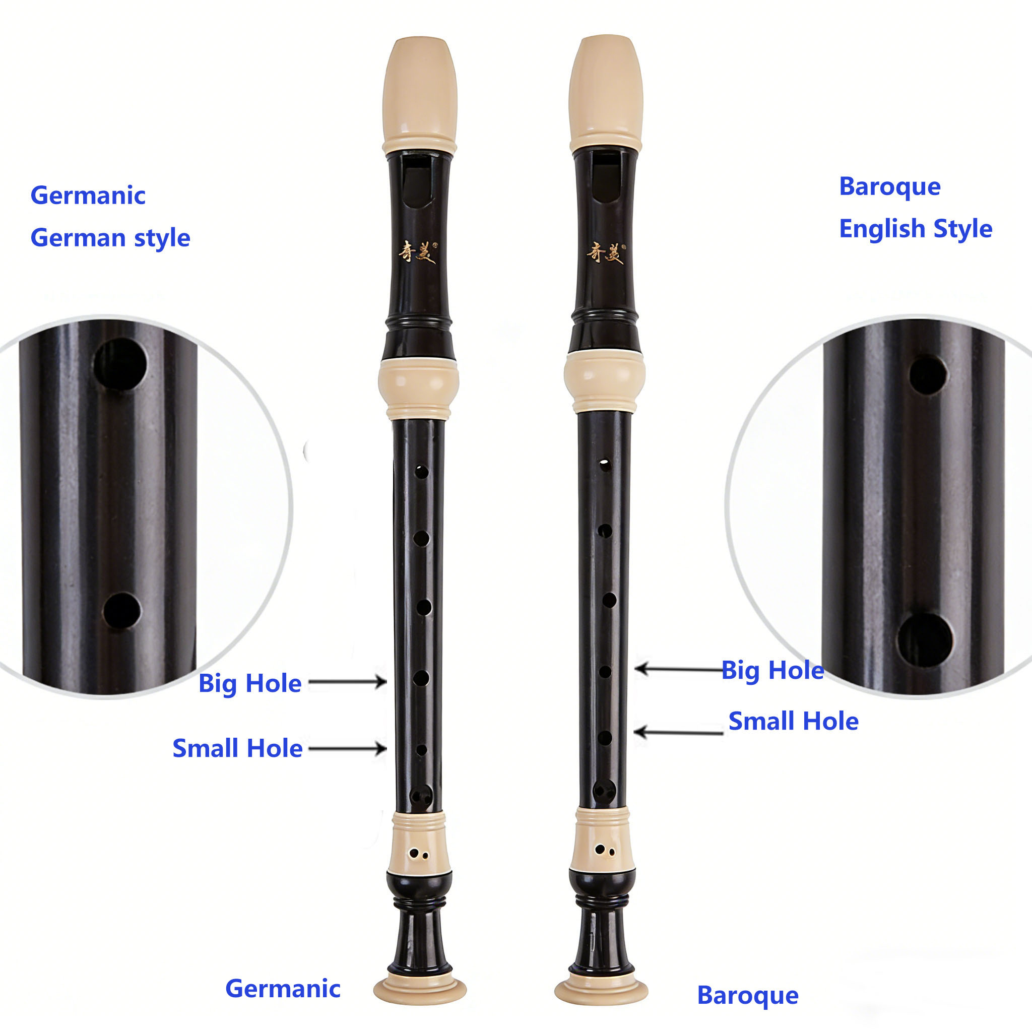 8홀 알토 리코더 F 키 수직형 독일식 및 바로크 스타 - Recorder Baroque Style 리뷰 및 가격