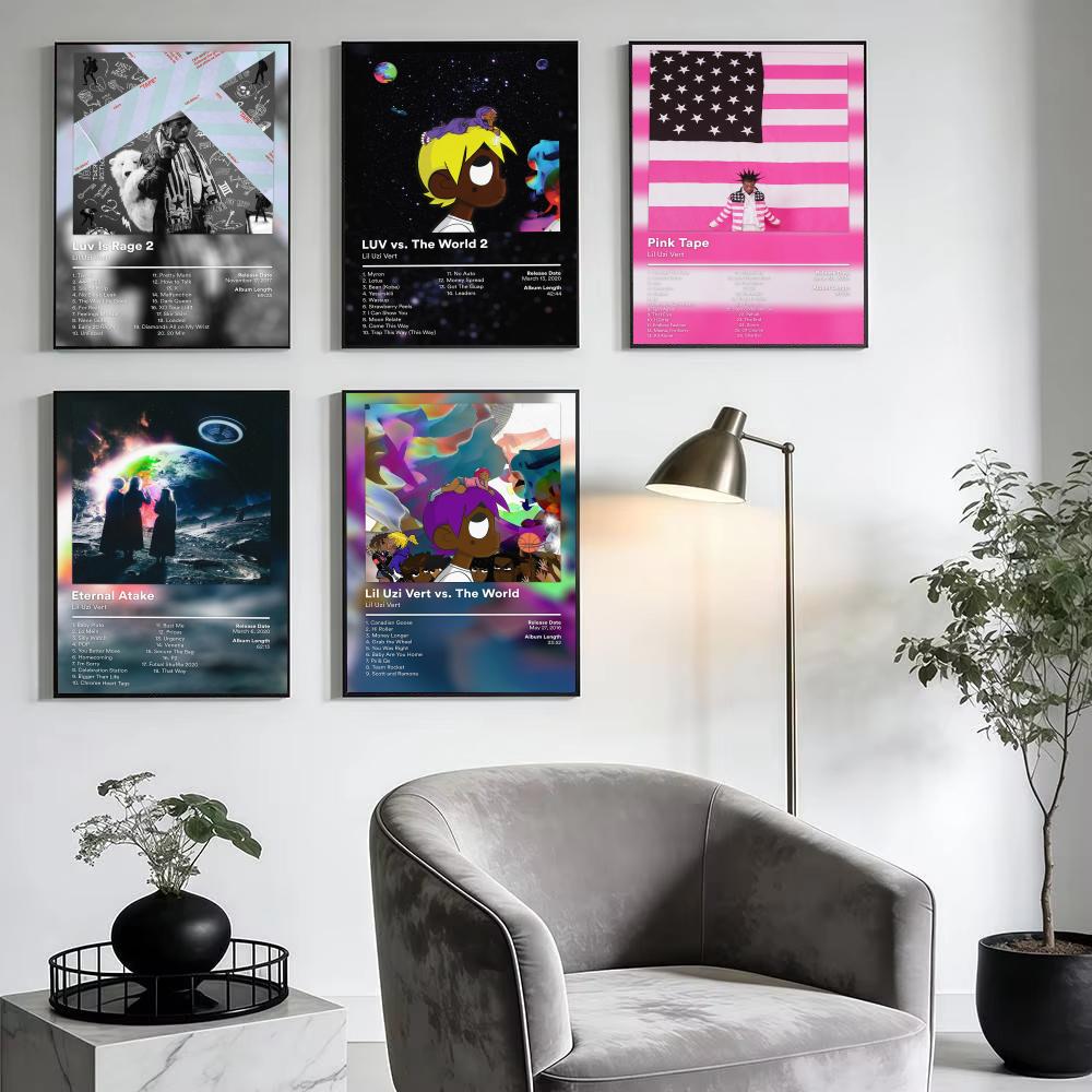 랩퍼 L-Lil Uzi Vert 음악 앨범 포스터 미적 - L Musical Instrument 리뷰 및 가격