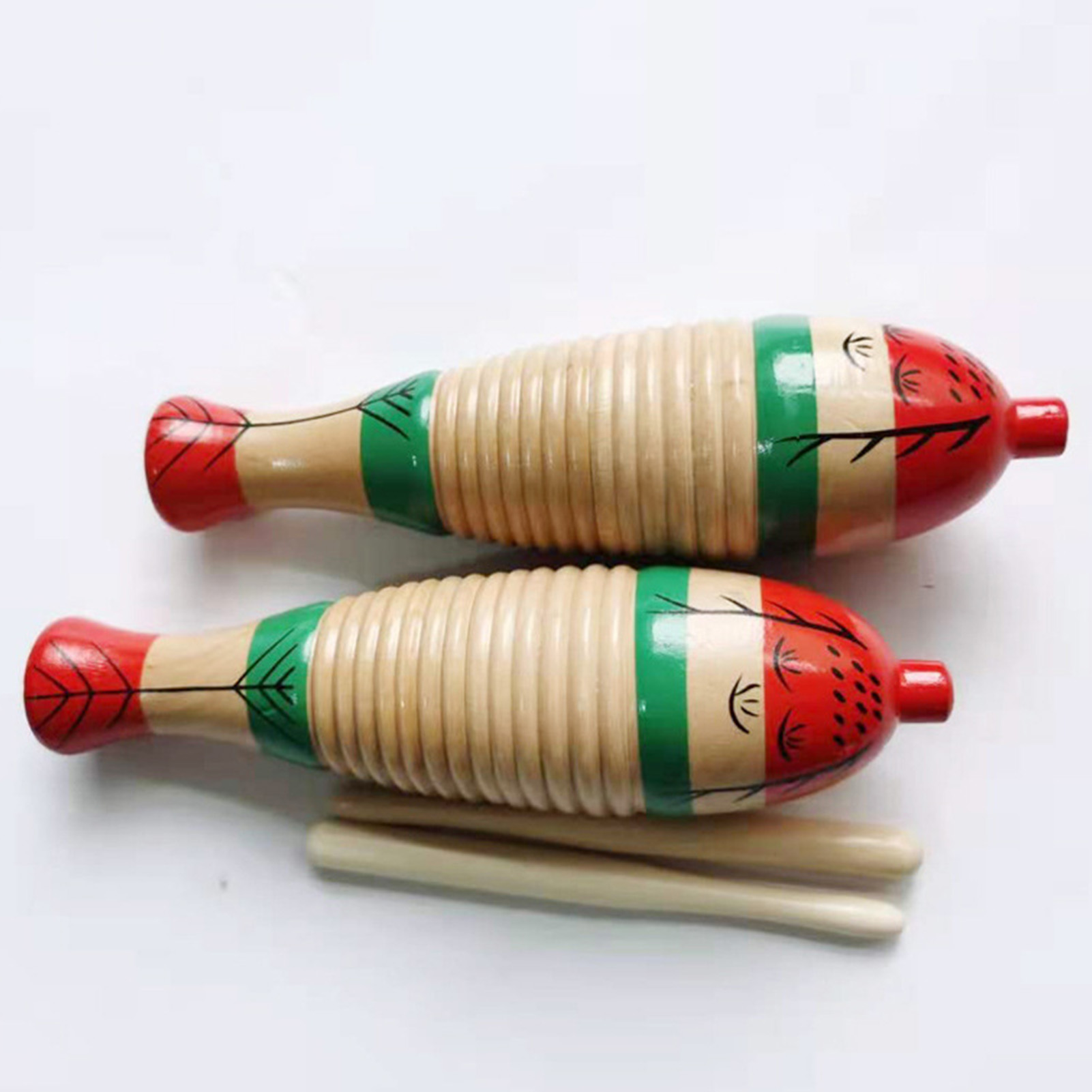 화려한 물고기 모양의 나무 기요로 라틴 타악기, 오르프 - Guiro Scraper Instrument 리뷰 및 가격