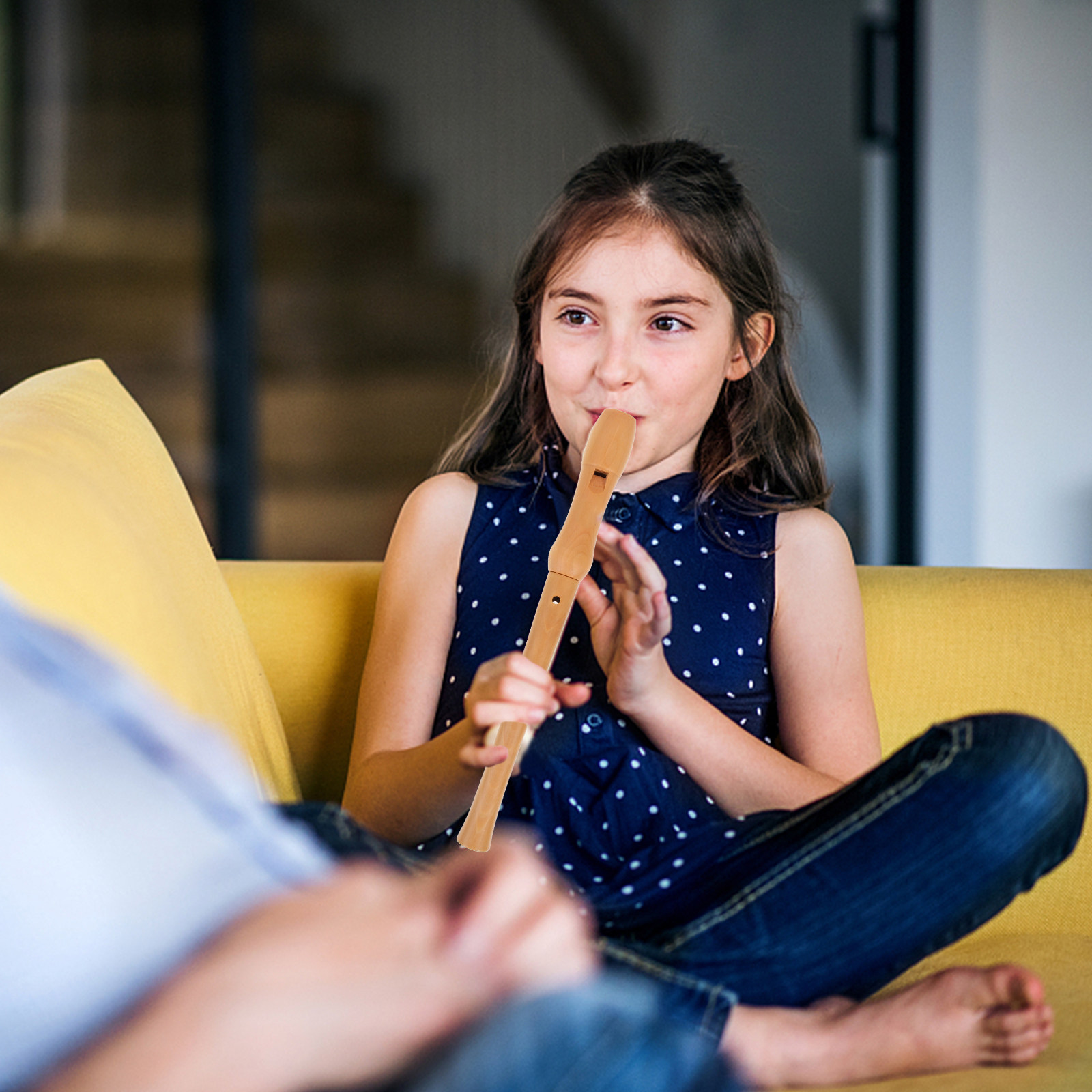 1세트 8홀 독일식 리코더 스타일 초보자용 악기 천연  - Musical Instrument German 리뷰 및 가격