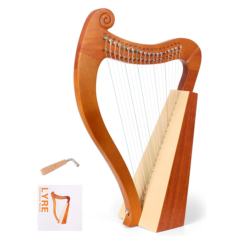 15 19 현 미니 하프 Lyre 피아노 단단한 나무  - Musical Instrument Harp 리뷰 및 가격